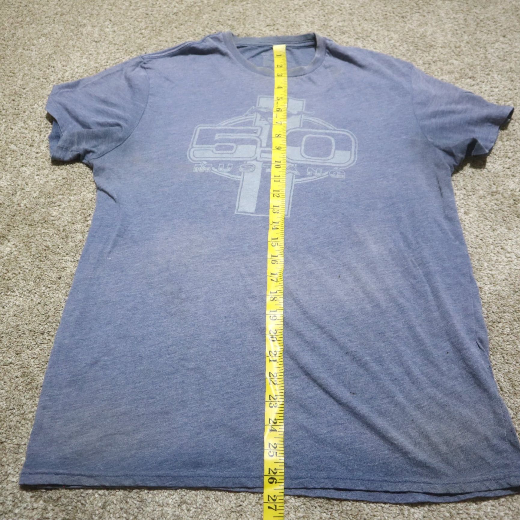 Gap Ford Mustang Racing Emblem Logo Graphic Tee Shirt Adult Men M Gray Cotton Shirt Mens M Ford Mustang Racing Emblem Logo Graphic Tee Size US M / EU 48-50 / 2 - 5 Thumbnail