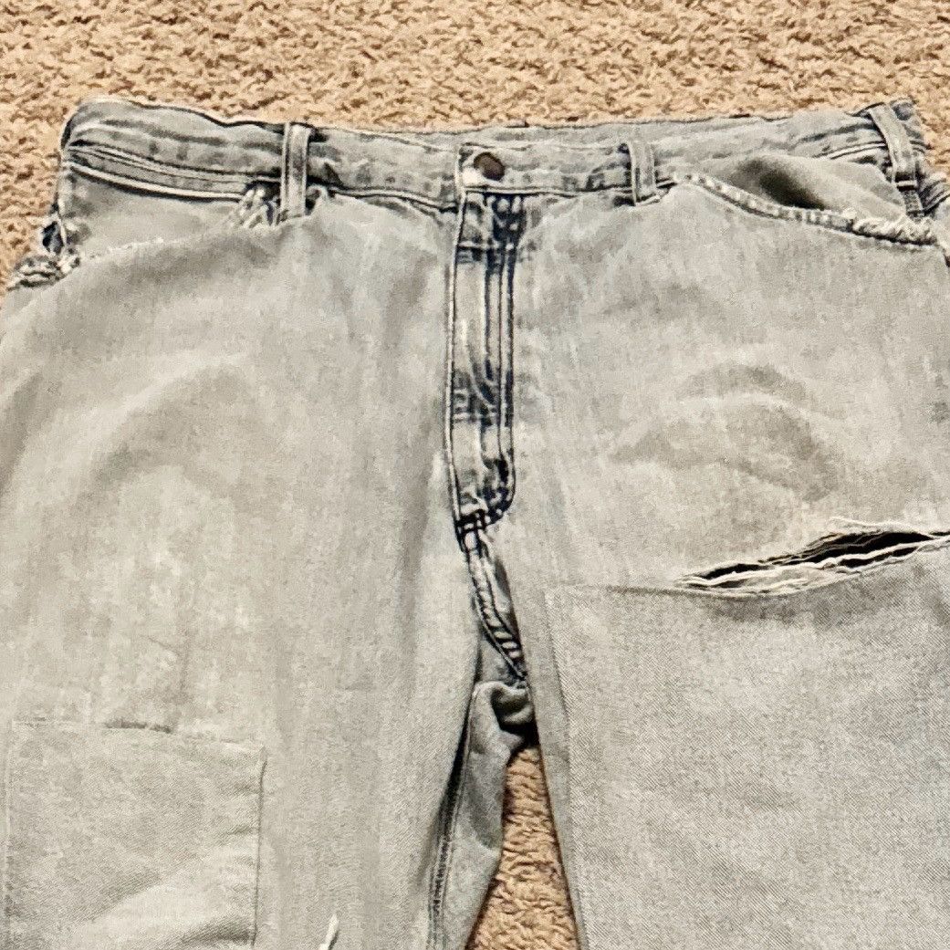 Vintage VINTAGE THRASHED BAGGY POLO CARPENTER JEANS! Size US 34 / EU 50 - 3 Thumbnail
