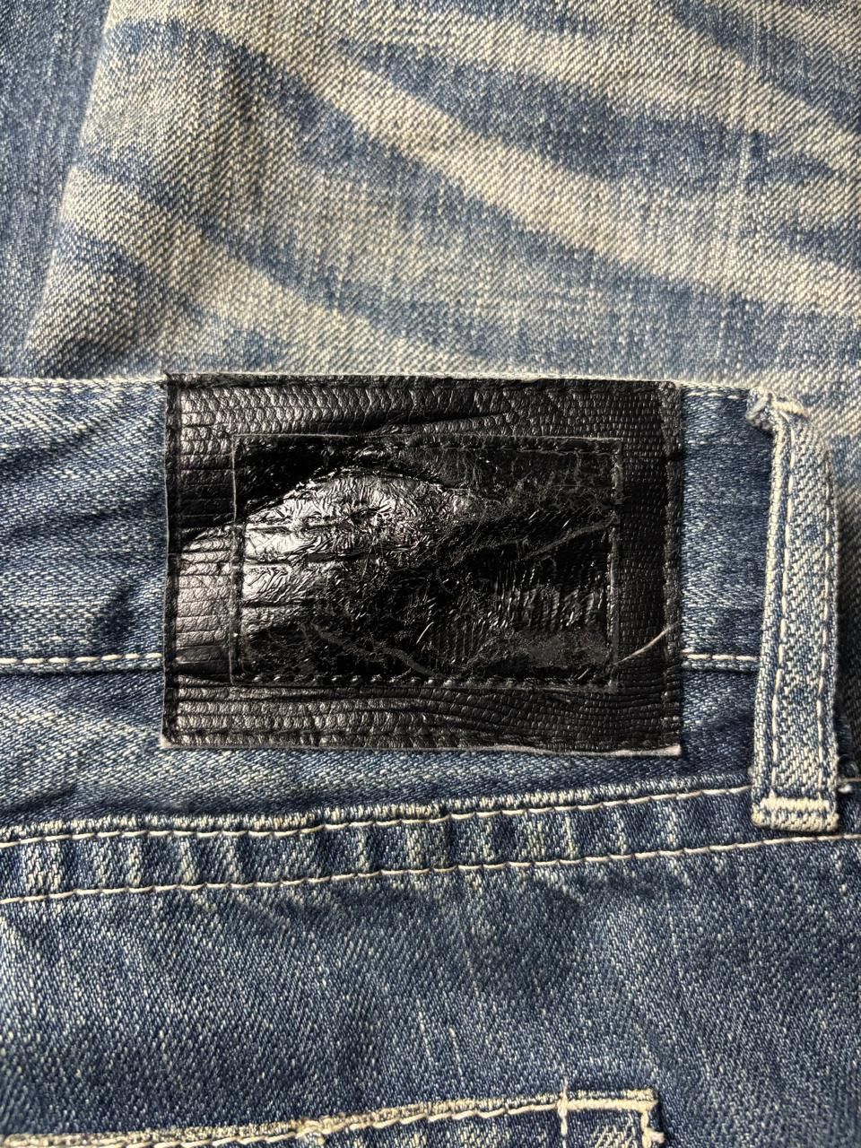 Japanese Brand 2000s Murder License Japan Distressed Flared Jeans Size US 34 / EU 50 - 14 Thumbnail