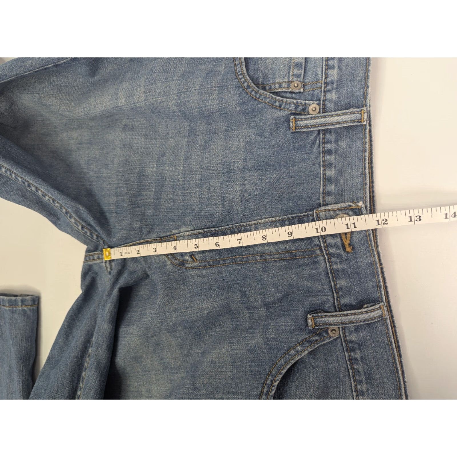 Levi's Levi's 527 Jeans Mens Denim Boot Cut 527 Series 5-Pocket Design Distressed Blue 38x30 Casual Vintage Not N/A Size US 38 / EU 54 - 7 Thumbnail