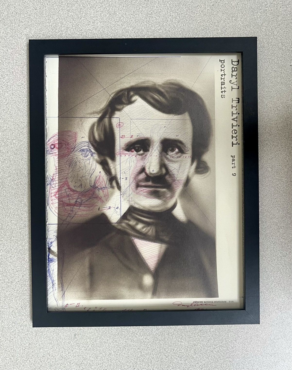 Chrome Hearts Chrome Hearts Daryl Trivieri portraits Framed 9x11 Size ONE SIZE - 1 Thumbnail