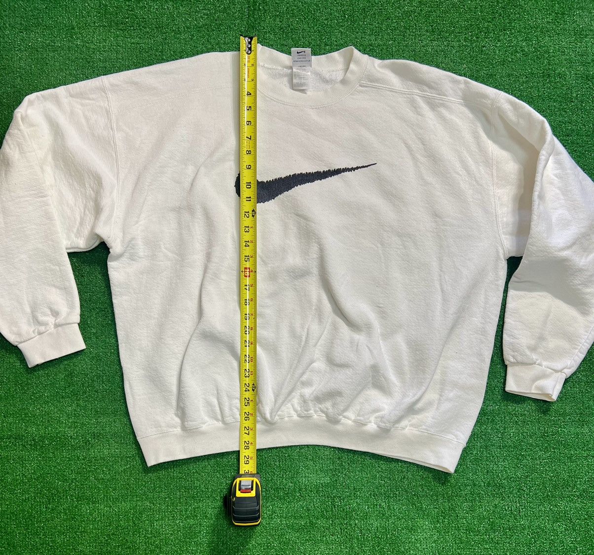 Nike × Vintage MADE IN USA - Vintage White Crewneck - RARE - XXL Size US XXL / EU 58 / 5 - 9 Thumbnail