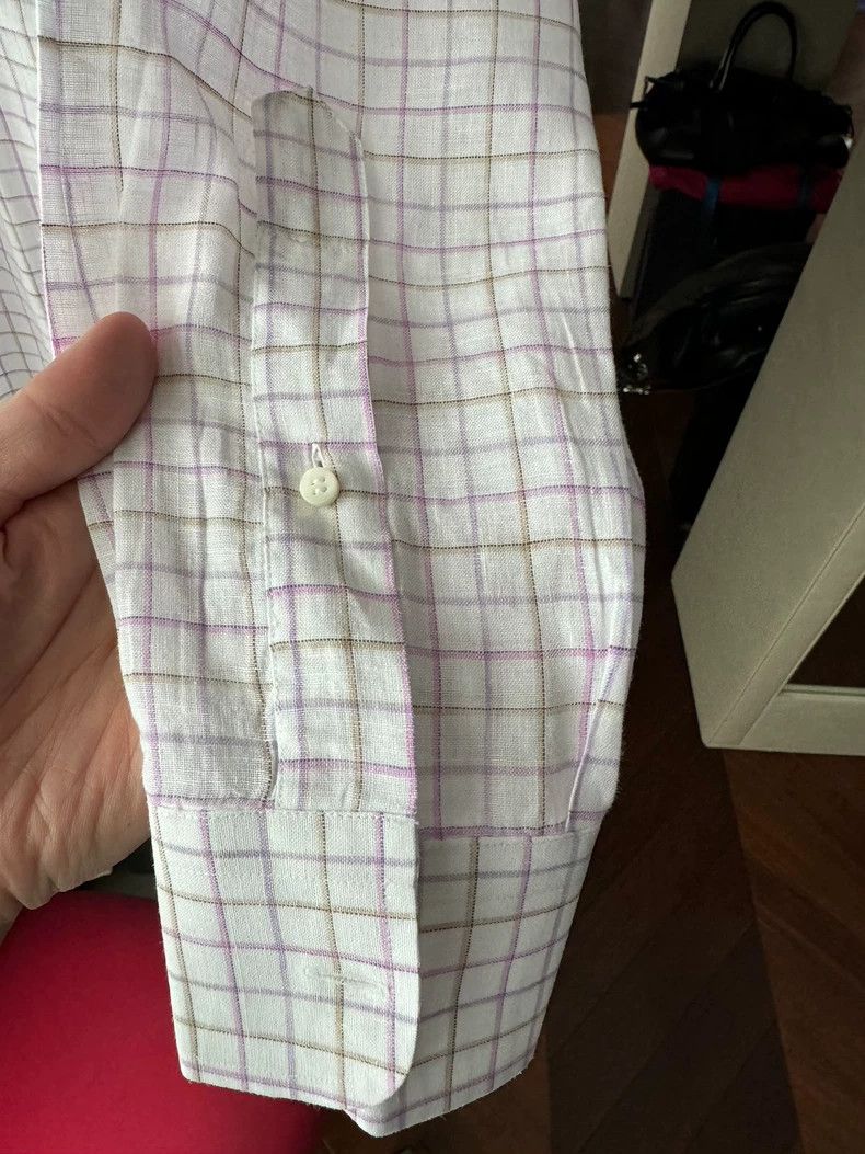 Loro Piana LORO PIANA Flaxen shirt Size US L / EU 52-54 / 3 - 5 Thumbnail