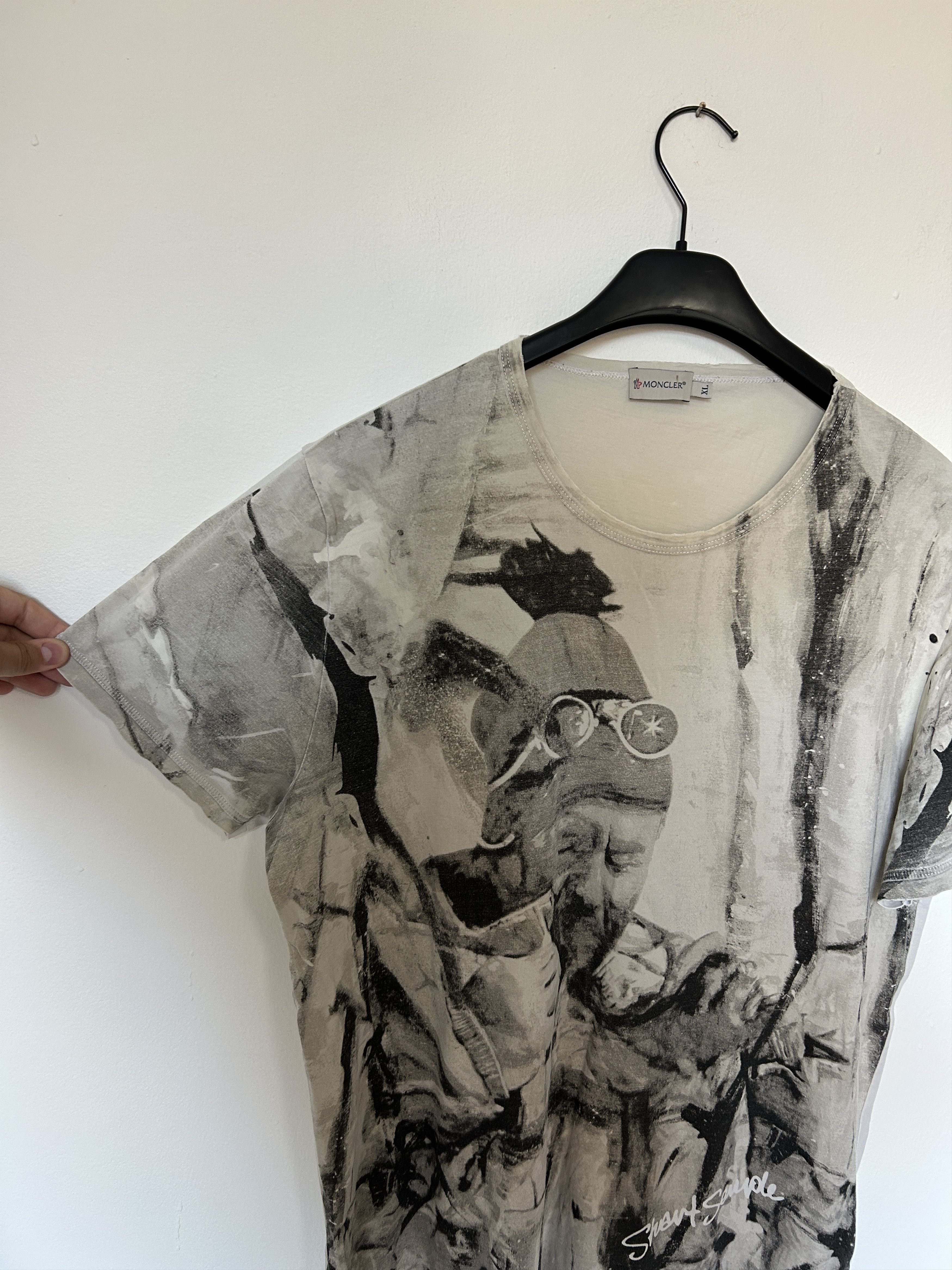 Moncler Moncler Japanese Samurai Logo t-shirt tee Size US L / EU 52-54 / 3 - 5 Thumbnail