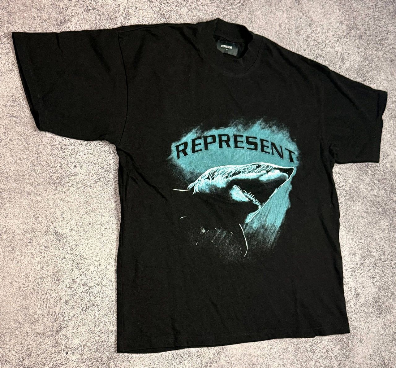 Represent Clo. Represent M Shark Jet Black Tee Size US M / EU 48-50 / 2 - 3 Thumbnail