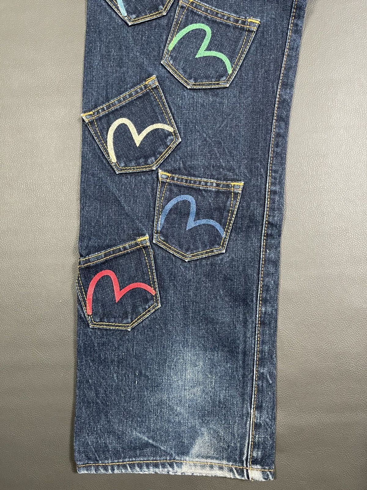 Evisu Evisu Multi Pocket Jeans Lot. 0001 Size US 33 - 3 Thumbnail