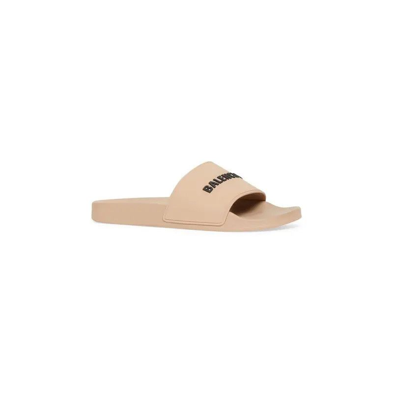 Balenciaga o1mt1gz0825 Size: 27 / KIDS - Pool Slide Sandals in Beige Size US 5 / EU 37 - 2 Thumbnail