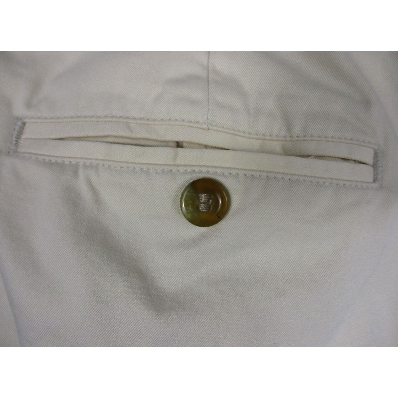 Bills Khakis Bills Khakis M2 Pants Mens 38x27 Beige Flat Front Classic Fit Cotton Pockets Slit Back Buttons USA Size US 38 / EU 54 - 5 Thumbnail