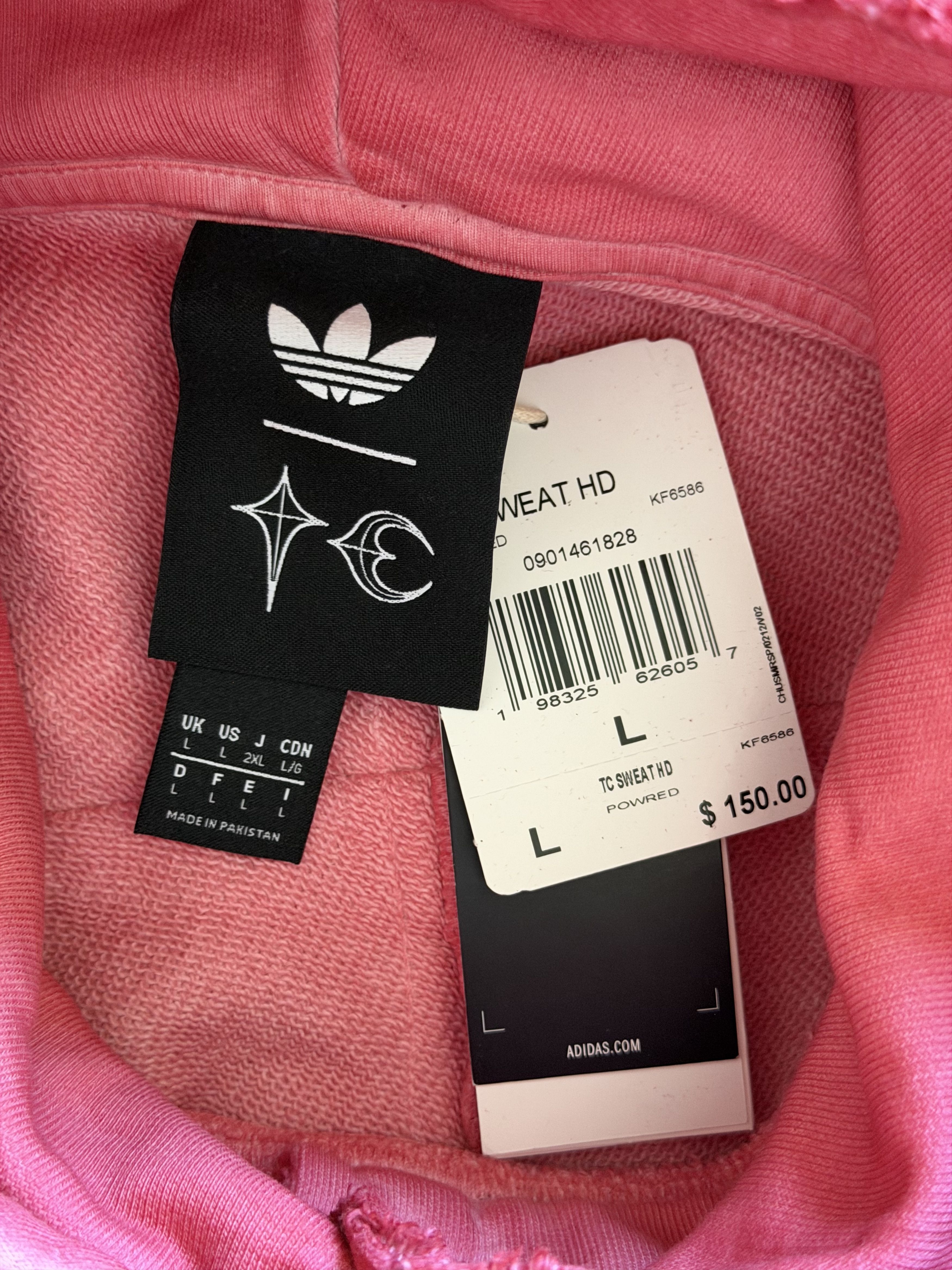 Adidas × Thug Club Thug Club Adidas Hoodie in Power Red Size US L / EU 52-54 / 3 - 8 Thumbnail