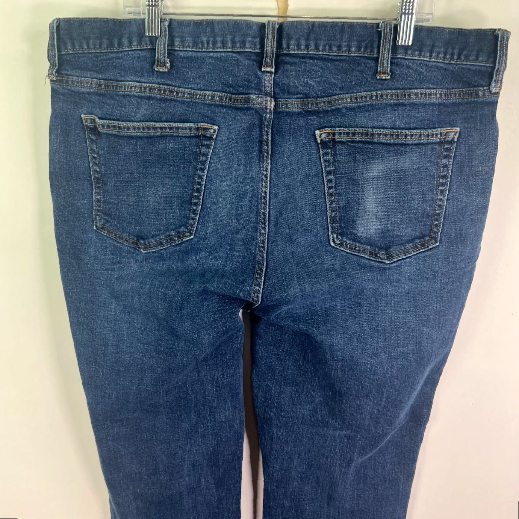 Old Navy VINTAGE Old Navy Jeans Men 40x32 Straight Denim Blue USA Retro Grunge 1980s Mens Size US 40 / EU 56 - 6 Thumbnail