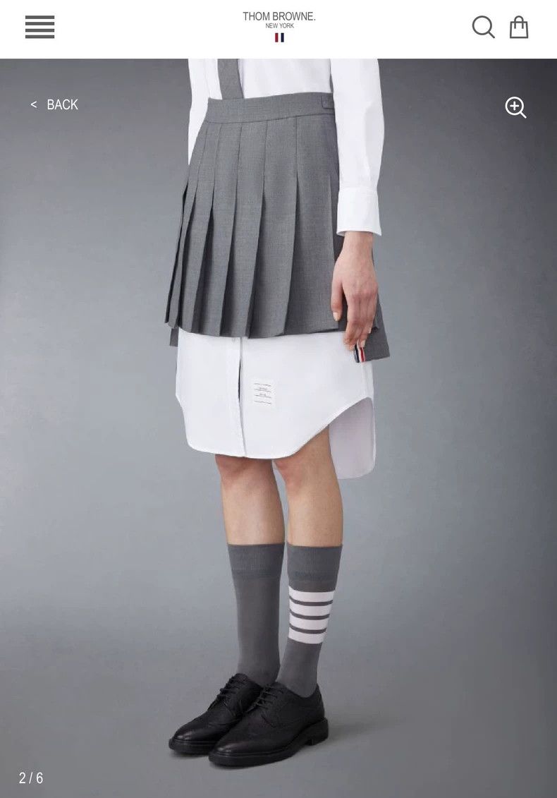 Thom Browne Thom Browne Classic pleated skirt 2503-Nextarrow Size 26" / US 2 / IT 38 - 8 Thumbnail