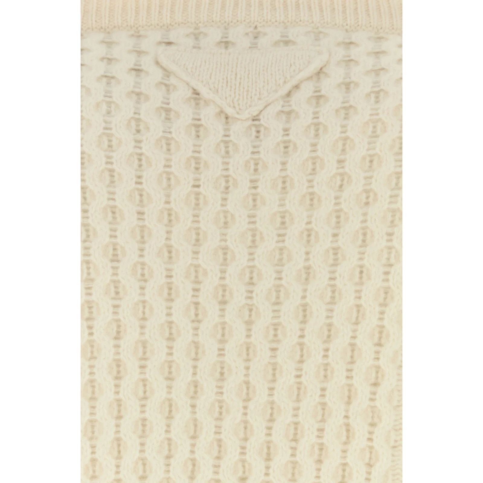 Prada PRADA White Wool Sweater New & Authentic (Men's size:52;) Size US L / EU 52-54 / 3 - 3 Thumbnail