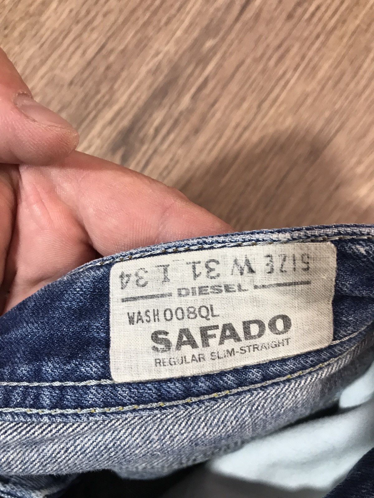 Diesel × Vintage Vintage Diesel Safado distressed denim pants jeans Size US 31 - 9 Thumbnail