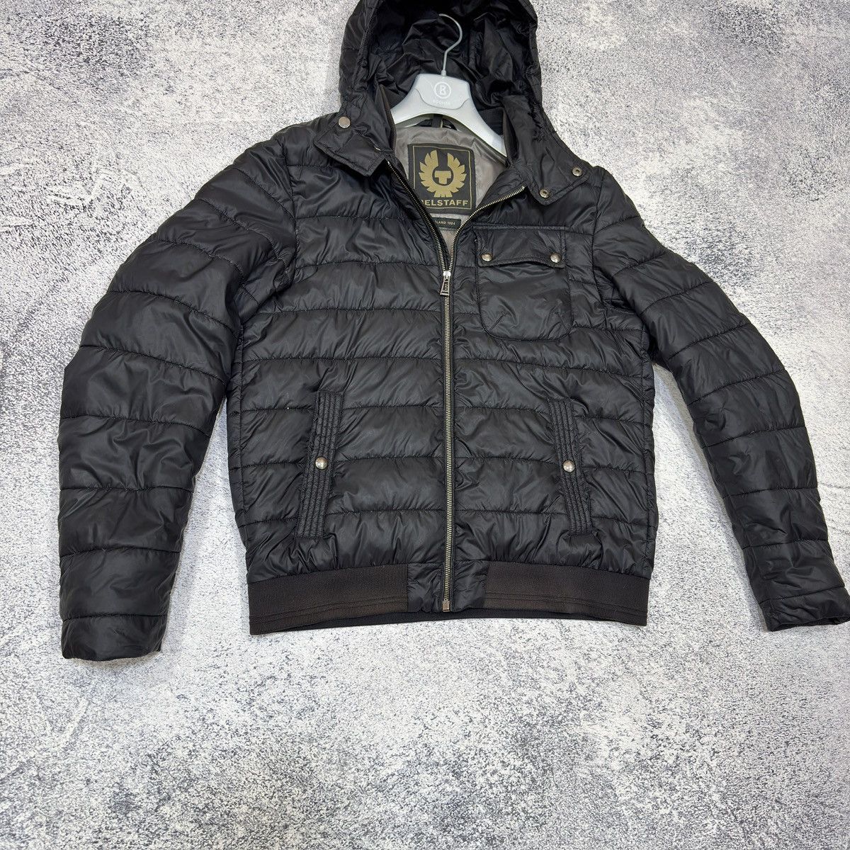 Belstaff Belstaff Mens Hooded Down Jacket 50size M Size US M / EU 48-50 / 2 - 2 Thumbnail