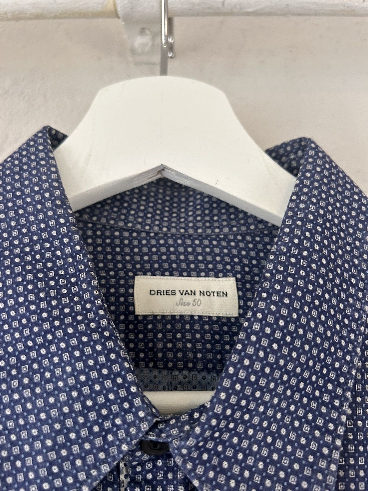 Dries Van Noten Blue Shirt Size US M / EU 48-50 / 2 - 3 Thumbnail