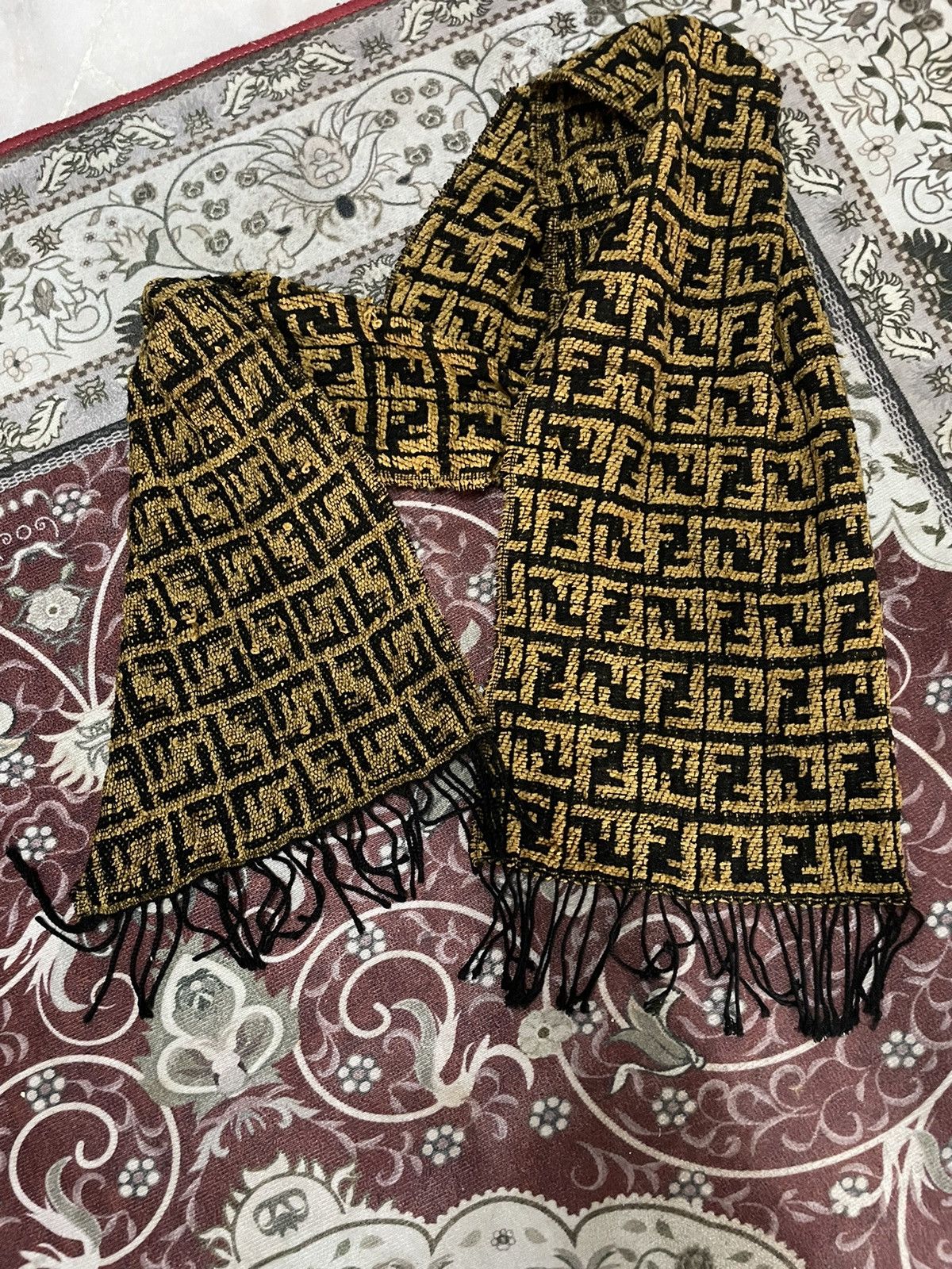 Designer × Fendi FENDI SCARF MONOGRAM Size ONE SIZE - 4 Thumbnail