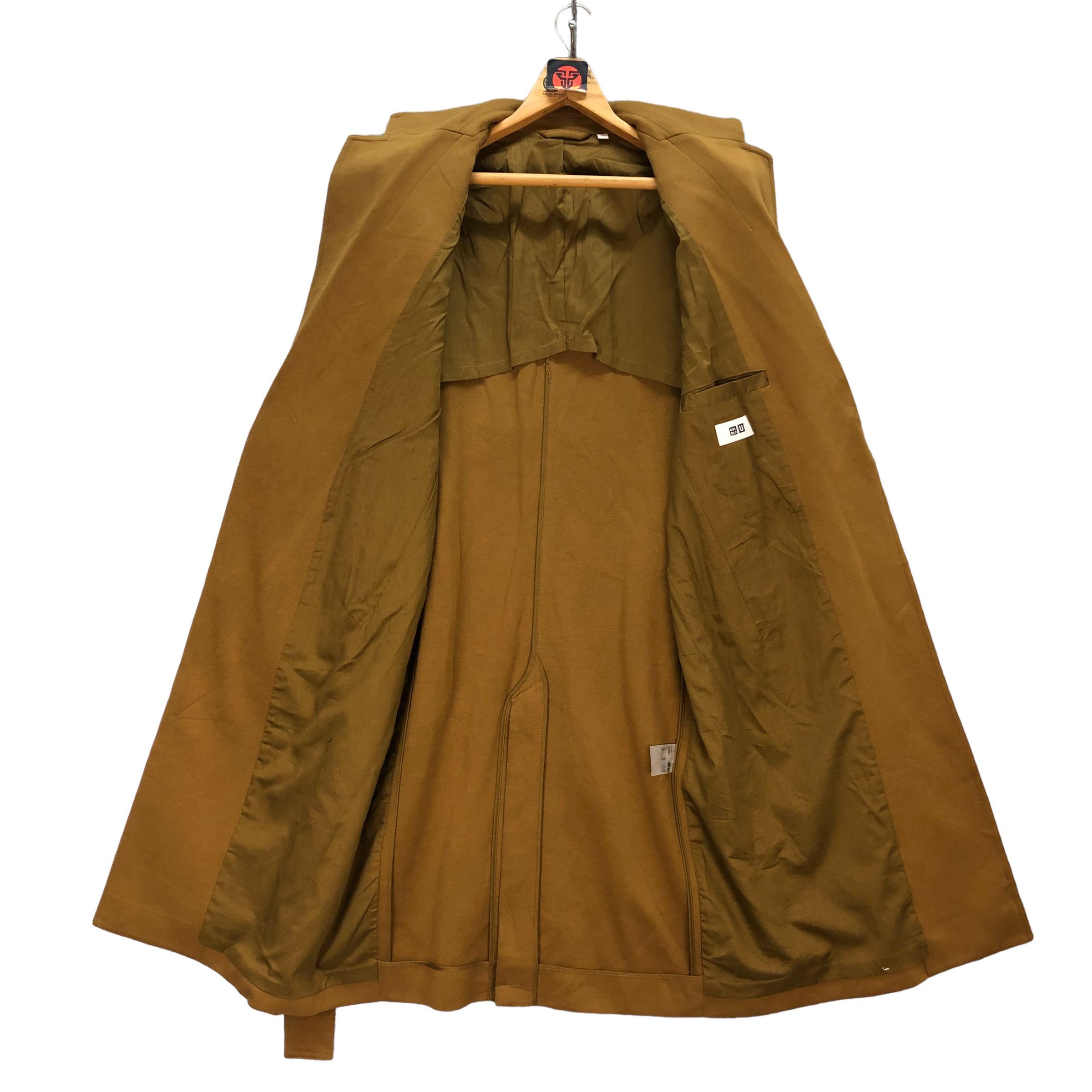 Lemaire × Uniqlo LEMAIRE UNIQLO U BELTED LONG COAT #7346-131 Size L / US 10 / IT 46 - 6 Thumbnail