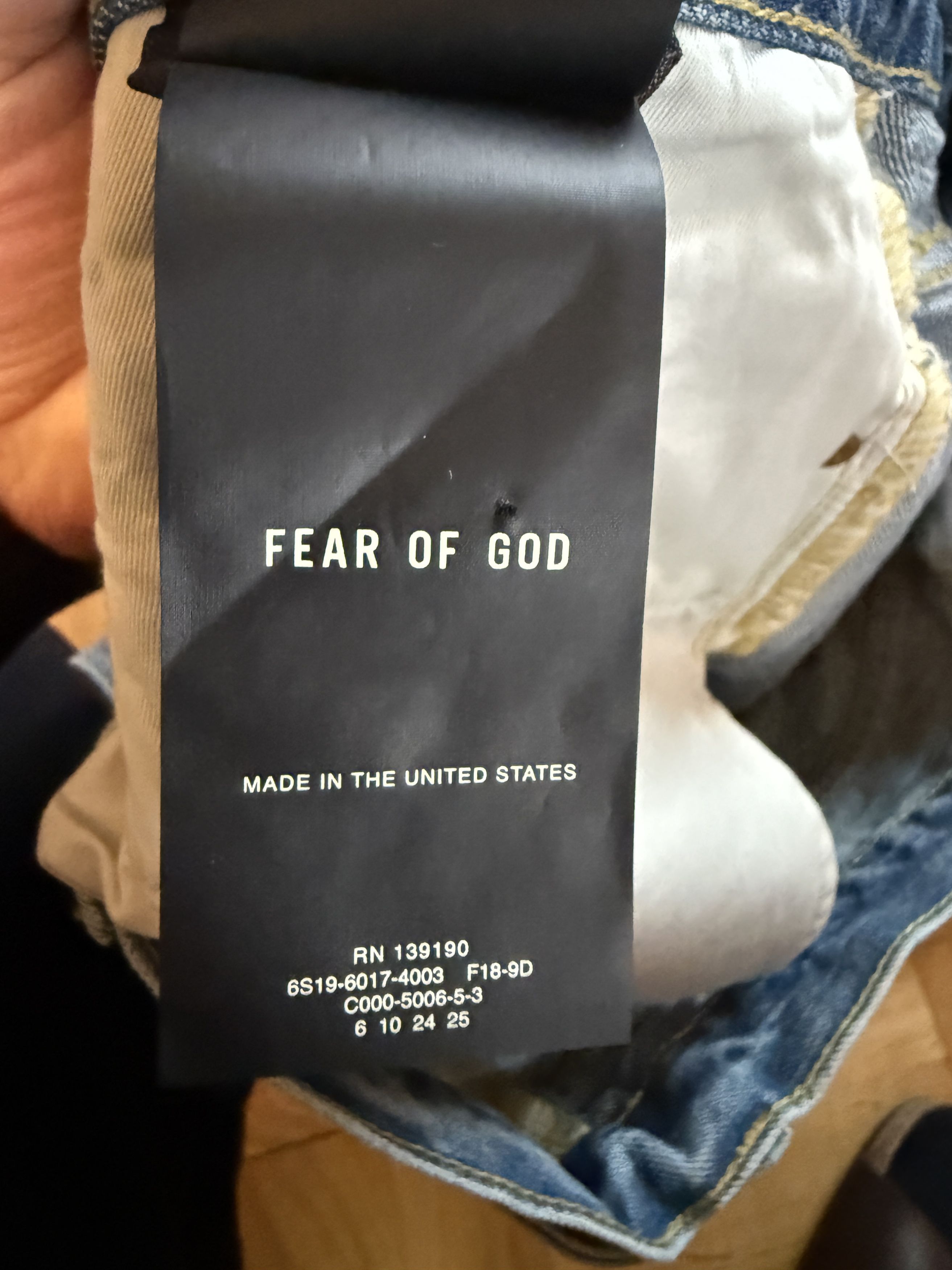 Fear of God FoG 6th Collection Denim Size US 32 / EU 48 - 5 Thumbnail