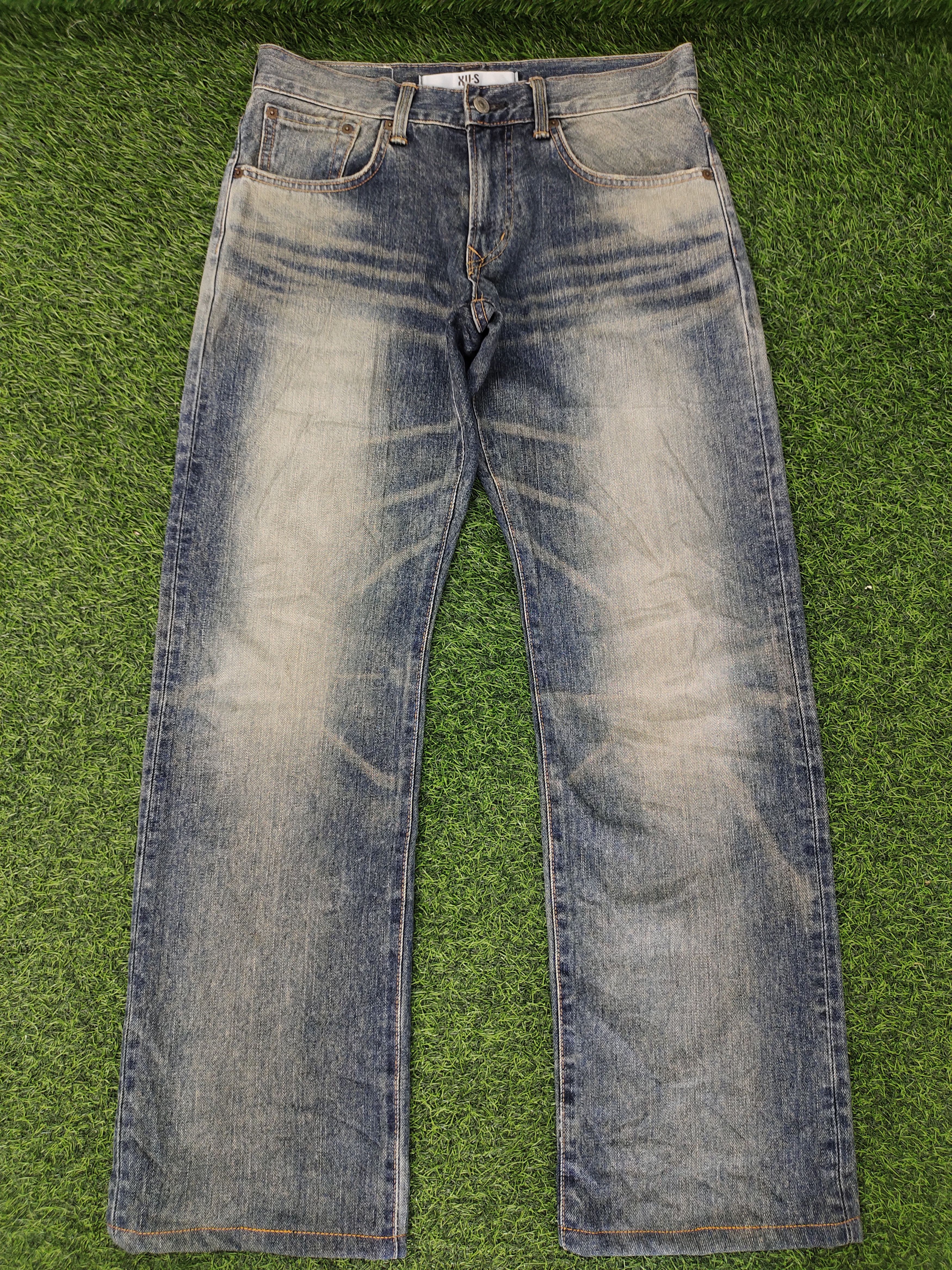 Edwin Vintage Edwin Xvs Japan Clawmark Distress Faded Jeans Size US 30 / EU 46 - 1 Thumbnail