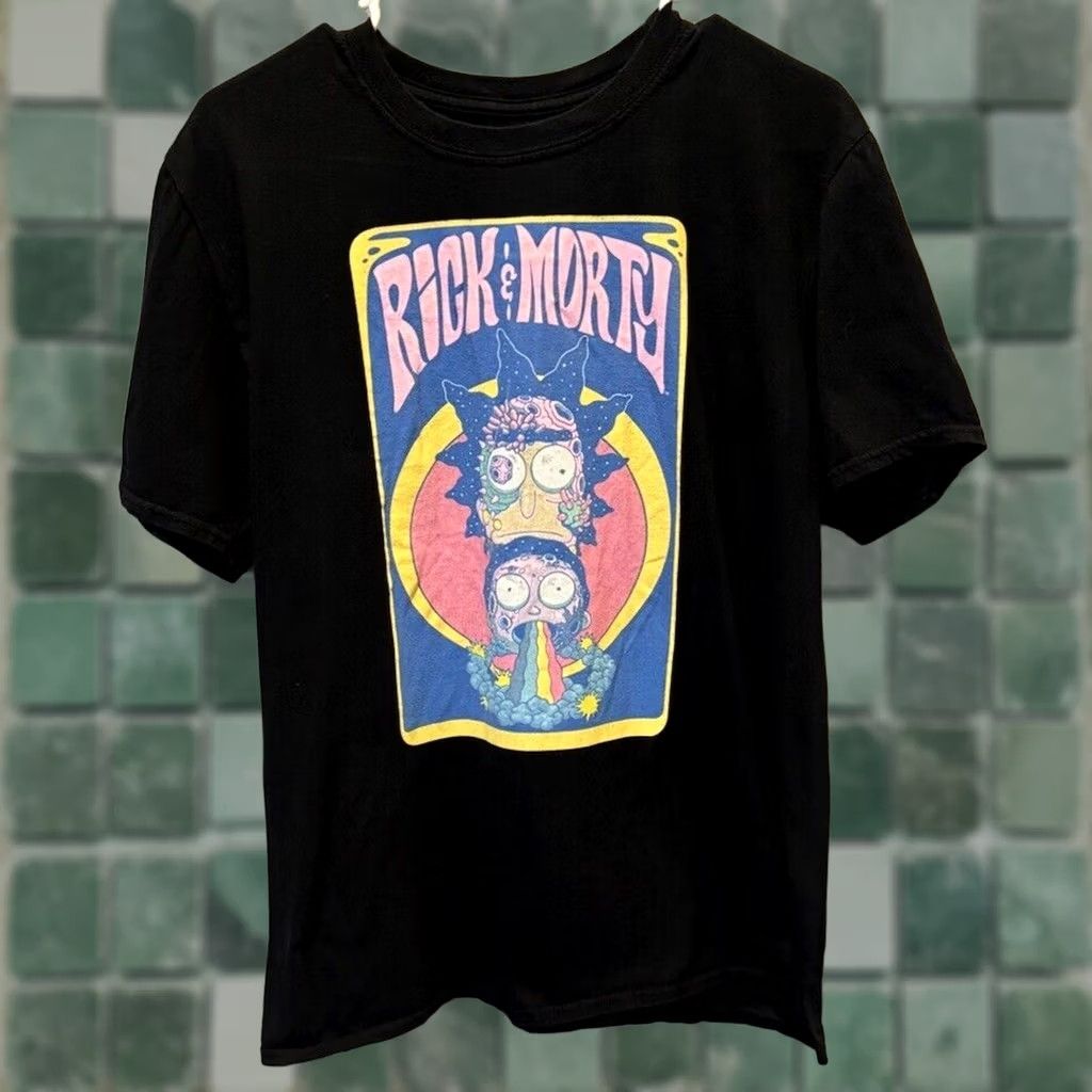 Swims Rick and Morty Graphic Tee Adult L Mens Black Size US L / EU 52-54 / 3 - 1 Thumbnail