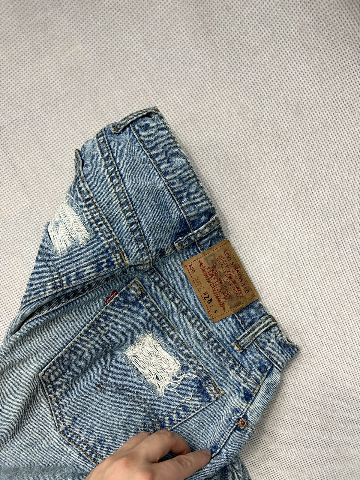 Levi's × Vintage Pants Levi’s 550 vintage 90’s baby blue Size 26" / US 2 / IT 38 - 8 Thumbnail