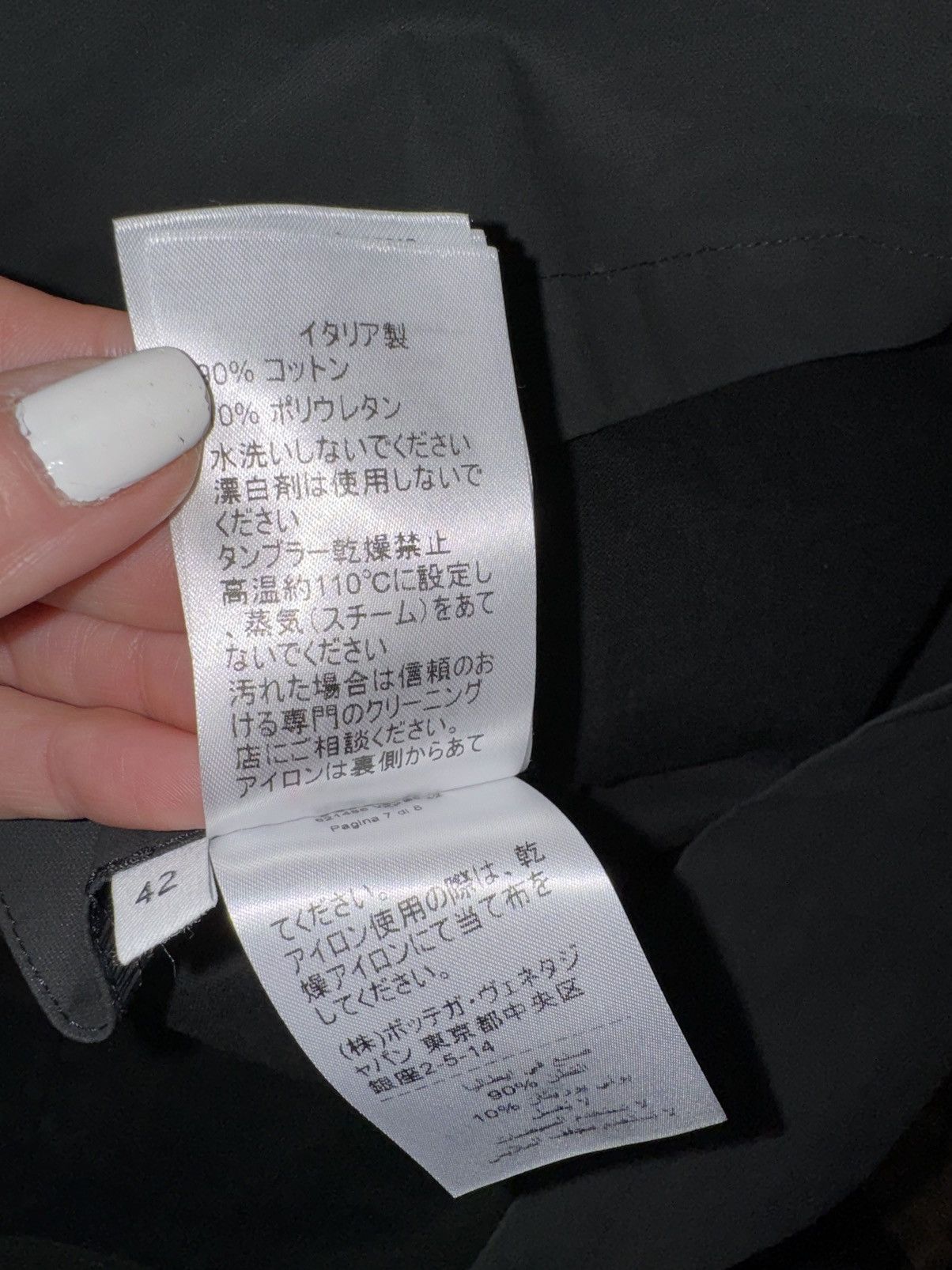 Bottega Veneta Bottega Veneta black poplin shirt-dress, size 42 It Size M / US 6-8 / IT 42-44 - 10 Thumbnail