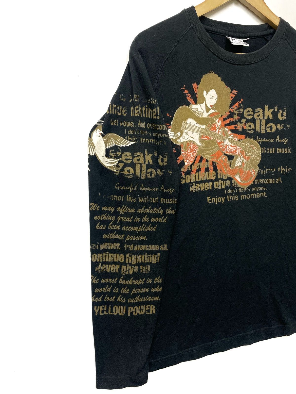 Band Tees Vintage Peak'd Yellow J-pop Size US M / EU 48-50 / 2 - 4 Thumbnail