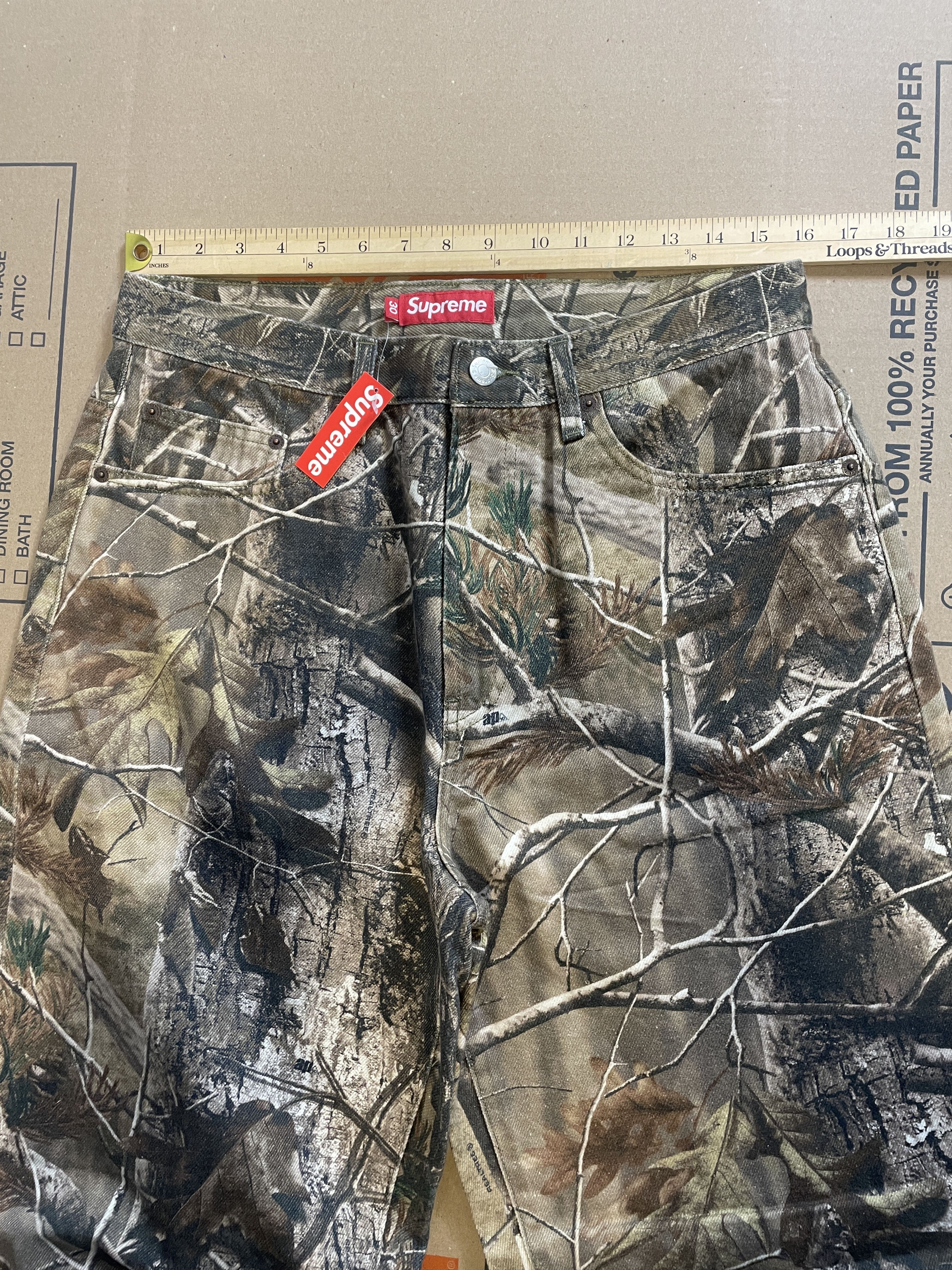 Supreme REAL TREE BAGGY JEAN Size US 30 / EU 46 - 7 Thumbnail