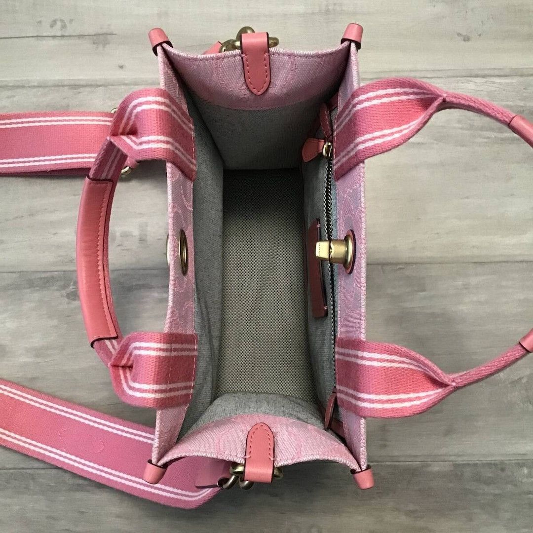 Bape × Coach COACH × BAPE CANVAS Shoulder Tote Bag a bathing ape Pink Size ONE SIZE - 5 Thumbnail
