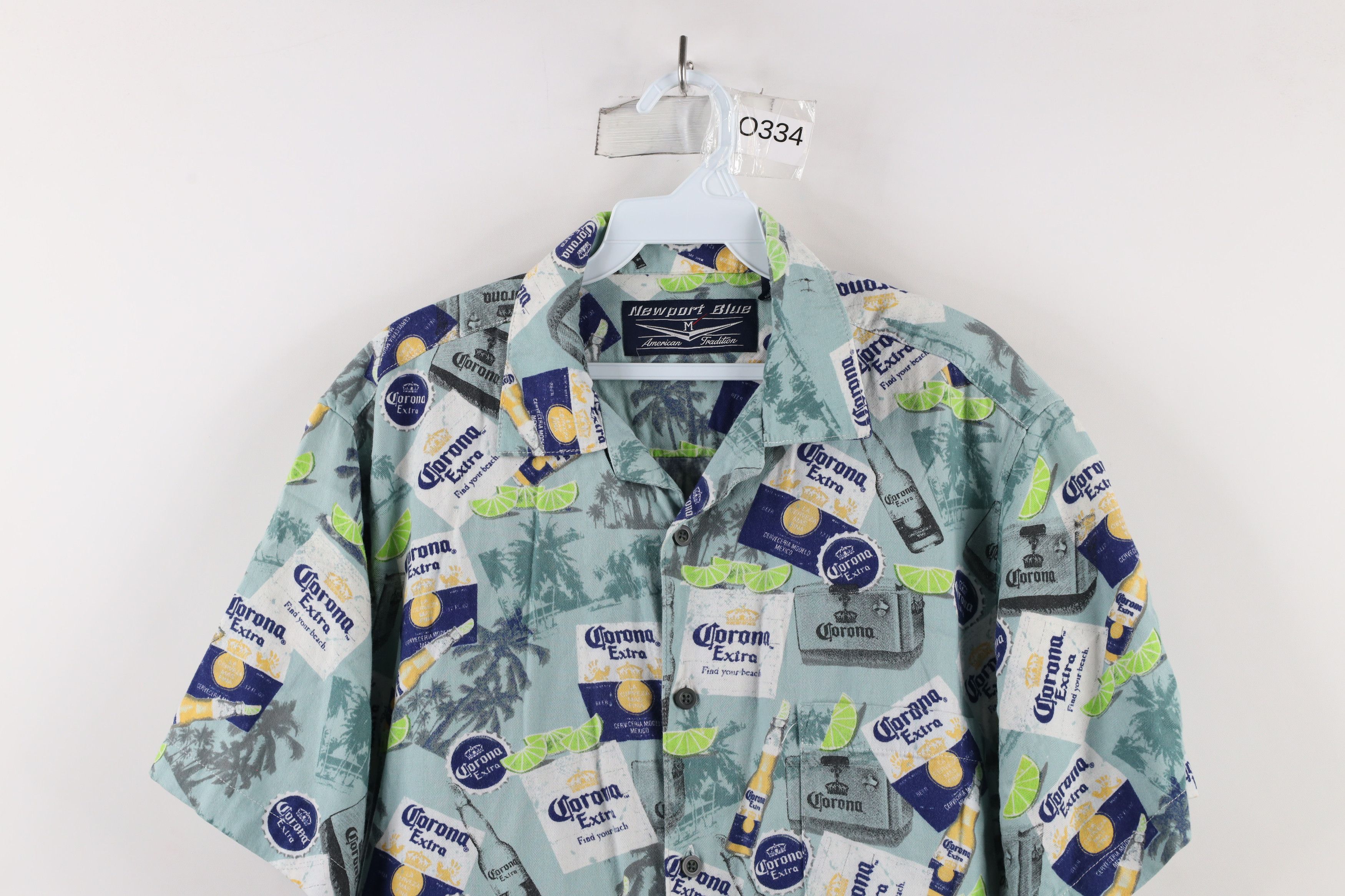Vintage Vintage 90s Streetwear Beer All Over Print Button Shirt Size US M / EU 48-50 / 2 - 2 Thumbnail