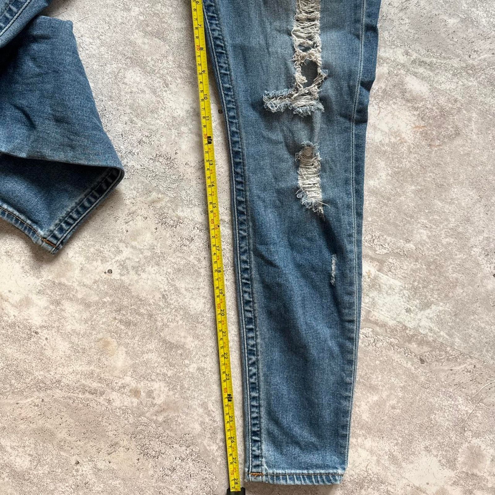 True Religion True Religion Y2K Women’s World Tour Curvy Skinny Jeans 33 W Size 33" - 6 Thumbnail