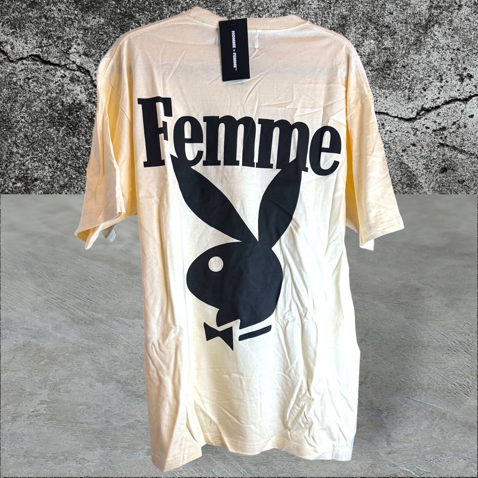 Homme + Femme La × Playboy •NWT• Playboy x Homme+Femme LA Graphic Bunny Tee Collab • LG Size US L / EU 52-54 / 3 - 1 Thumbnail