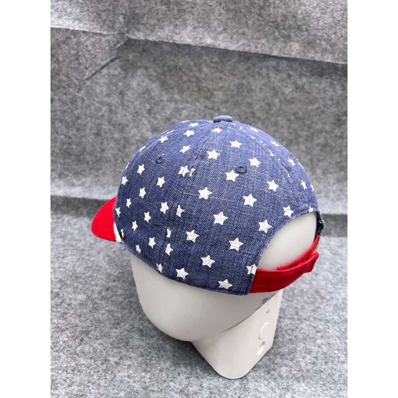 Vintage Target USA Flag 4th July Hat Cap Strap Back Adult One Size Red Blue Cotton Wool Blend Hat Unisex Adults Bucket Hat Mens Size ONE SIZE - 5 Thumbnail