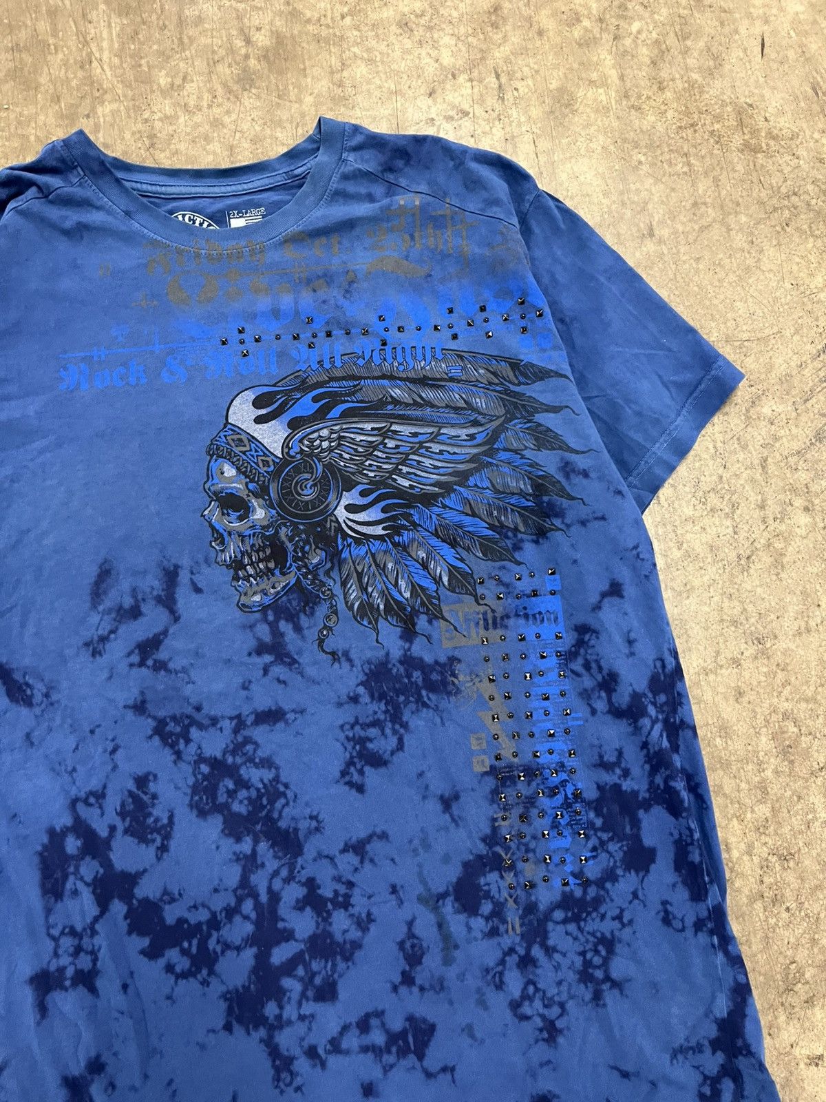 Affliction × Vintage Affliction grunge tee shirt hype rare skater opium Size US XXL / EU 58 / 5 - 5 Thumbnail