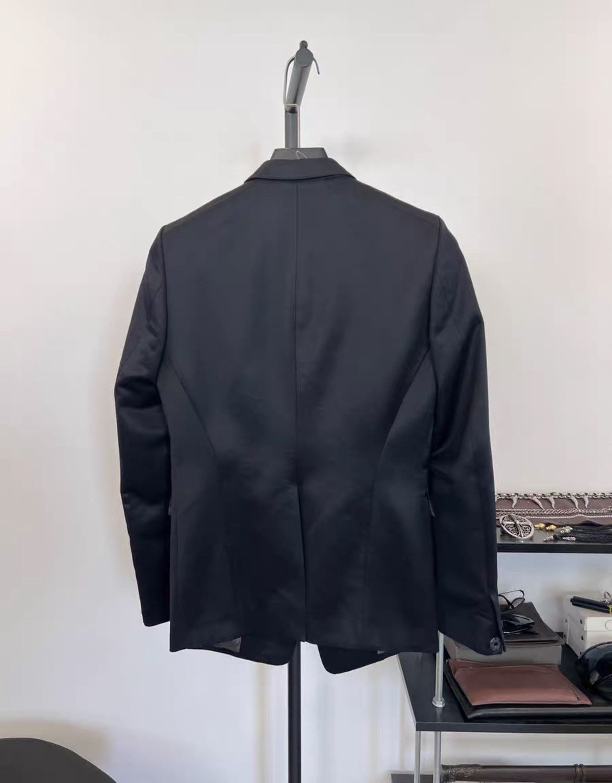 Julius Julius_7 (by Tatsuuro Horikawa) Satin Slim-Fit Blazer Size US S / EU 44-46 / 1 - 2 Thumbnail