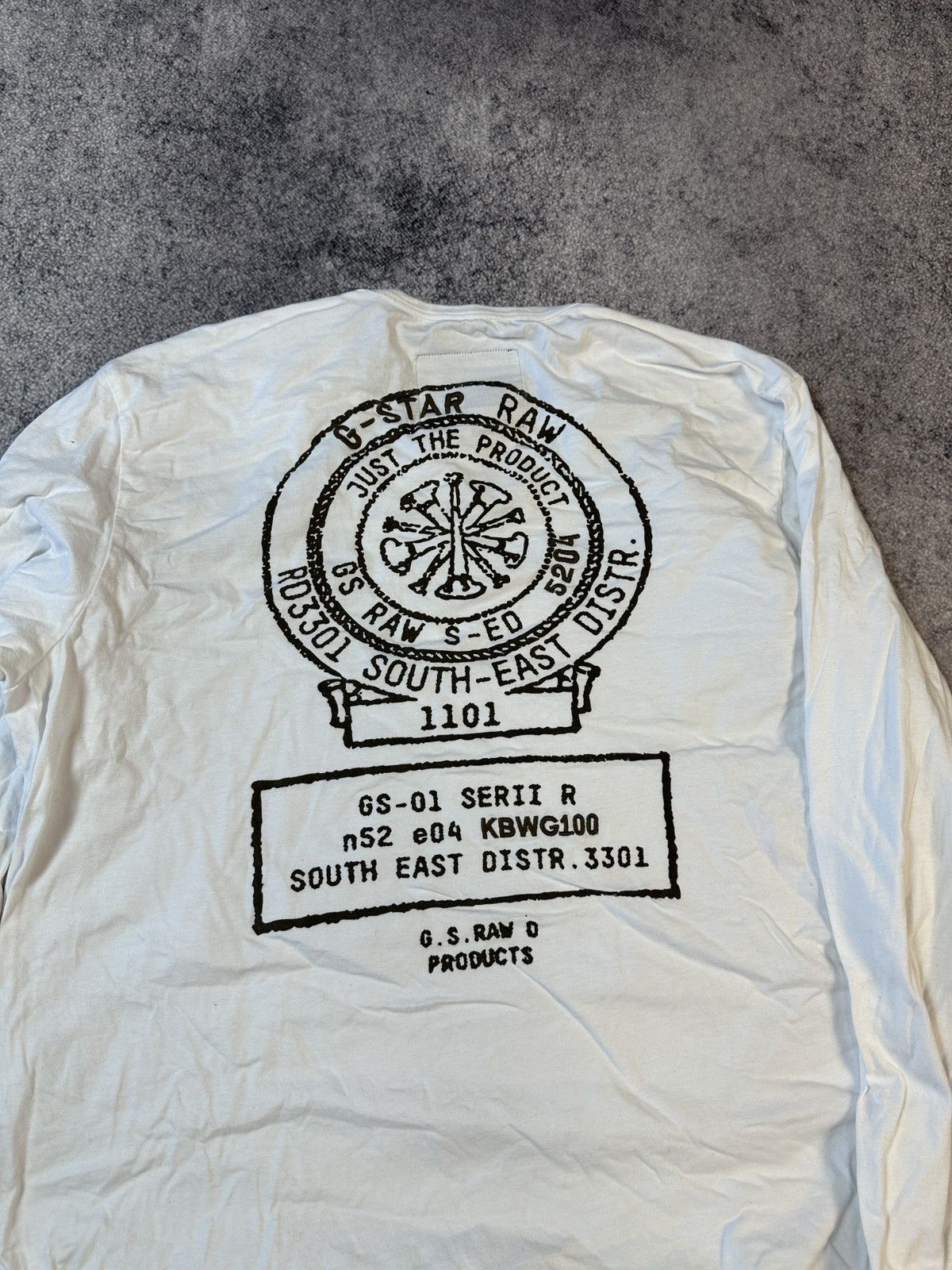 G-Star × Vintage Vintage G Star Raw Big Logo Long Sleeve Streetwear Rare XXL Size US XXL / EU 58 / 5 - 4 Thumbnail