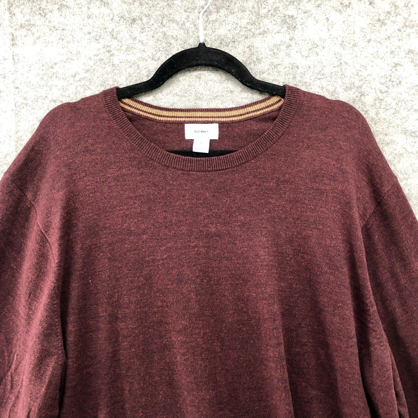 Old Navy OLD NAVY Lightweight Sweater Mens XXL Red Crewneck Knit Pullover Classic Preppy Size US XXL / EU 58 / 5 - 3 Thumbnail