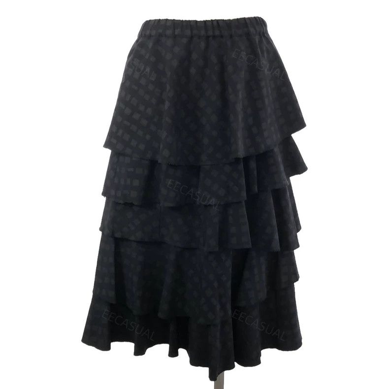 Comme des Garcons Comme Des Garcons size XS Wool layered ruffle skirt Size 24" / US 00 / IT 34 - 1 Thumbnail