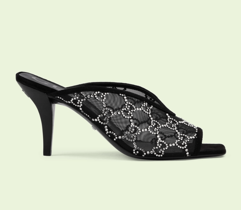 Gucci o1s1wg110125 GG Sandals in Black/White Size US 9 / IT 39 - 1 Thumbnail