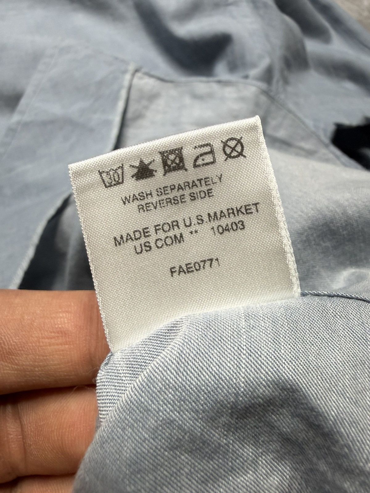 Loro Piana Loro Piana Andre Pad Cotton-Cashmere Blend Shirt Size US XXL / EU 58 / 5 - 11 Thumbnail