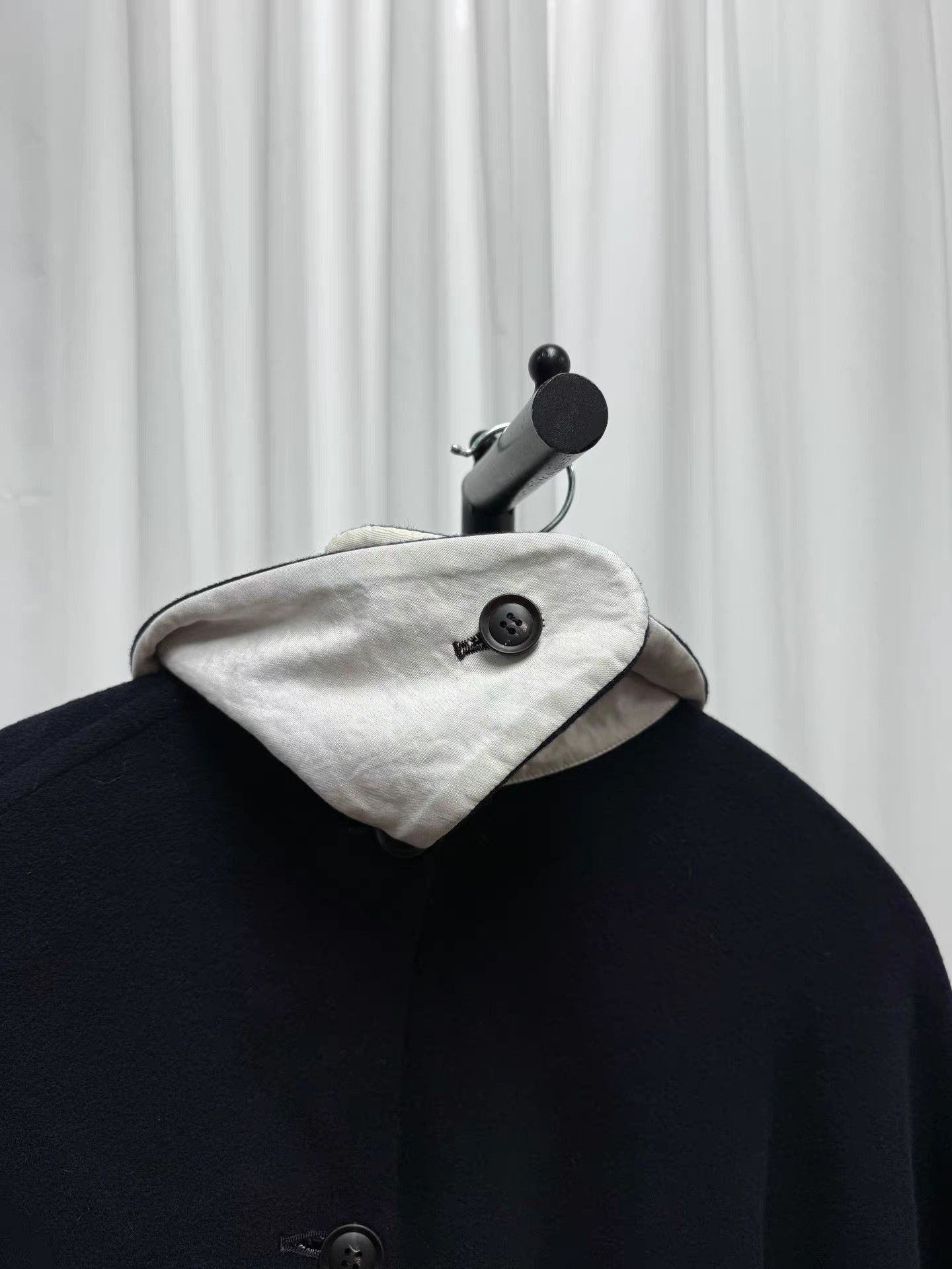 Yohji Yamamoto Yohji Yamamoto Archive Asymmetric Collar Cape Coat K20 Size M / US 6-8 / IT 42-44 - 5 Thumbnail
