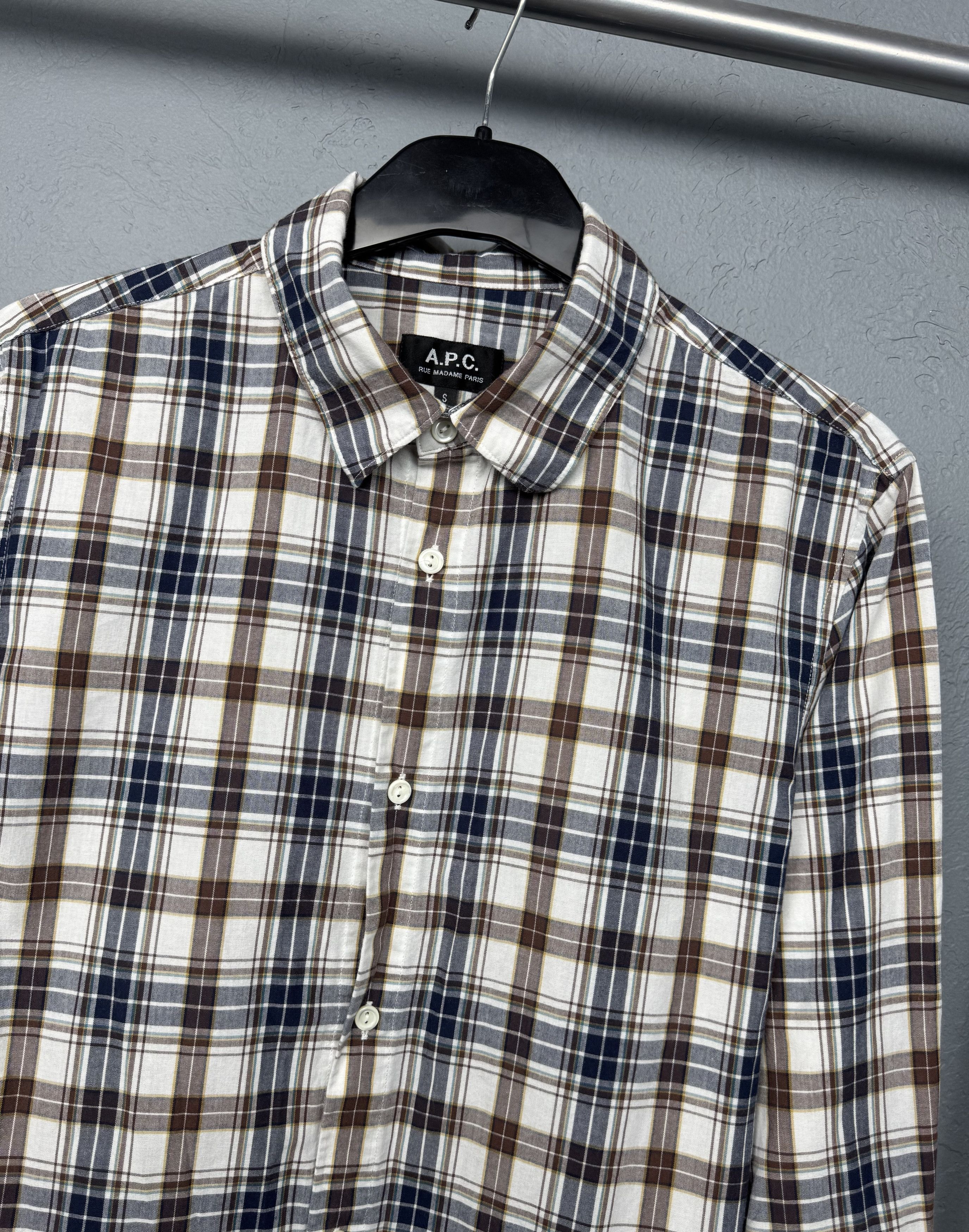 A.P.C. A.P.C. Rue Madame Paris Mens Long Sleeve Shirt Size US S / EU 44-46 / 1 - 2 Thumbnail