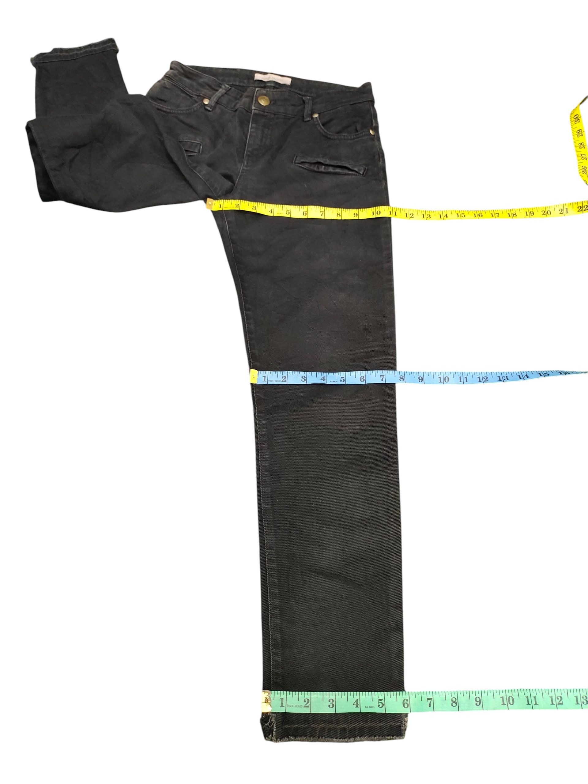 Pierre Balmain Pierre Balmain Black Denim Jeans Size 26" / US 2 / IT 38 - 16 Thumbnail