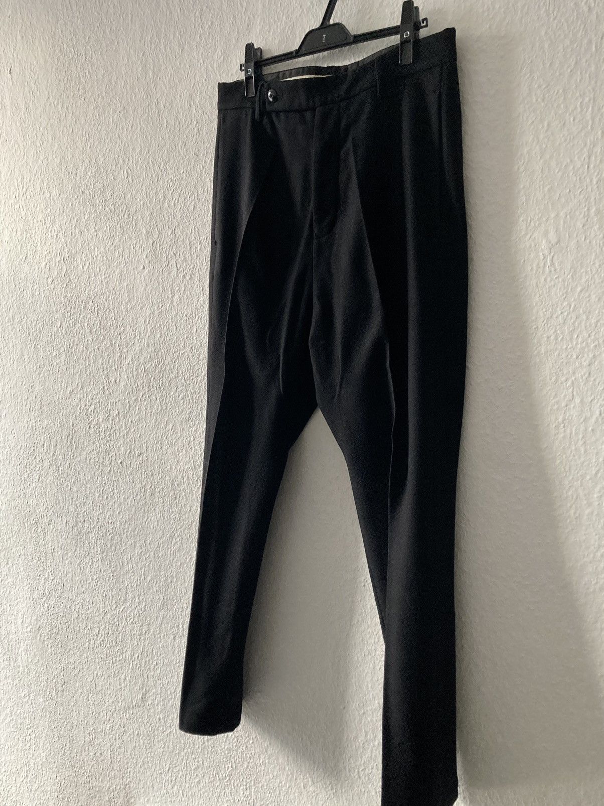 Rick Owens Rick Owens F/W 15 Astaire Black Wool Trousers 48/32 | Grailed