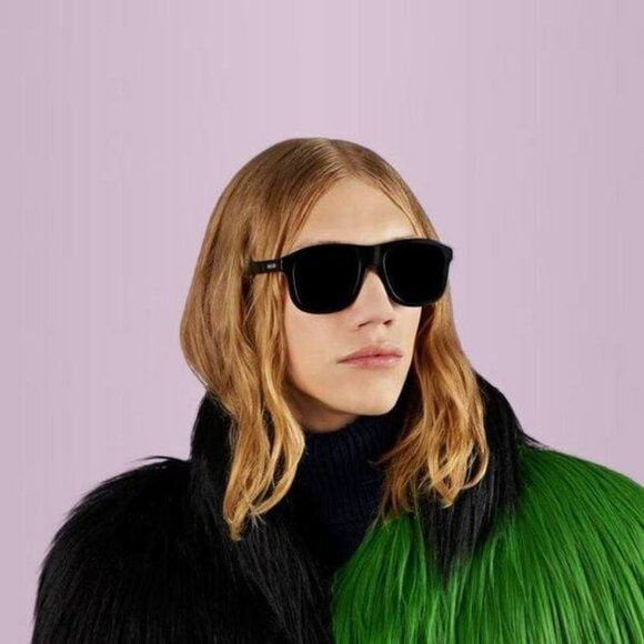 Gucci Gucci GG1316S 001 Sunglasses Black Aviator Frame, Grey Size ONE SIZE - 3 Thumbnail