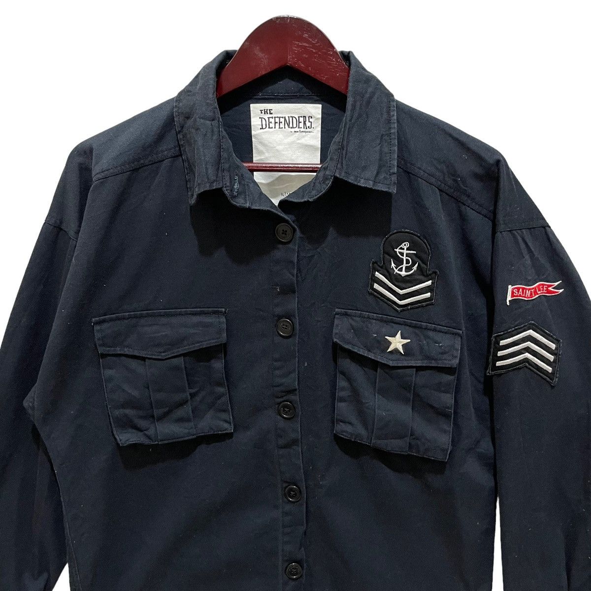 One Teaspoon × Vintage The Defenders by Oneteaspoon Patches Button Jacket Size US M / EU 48-50 / 2 - 2 Thumbnail