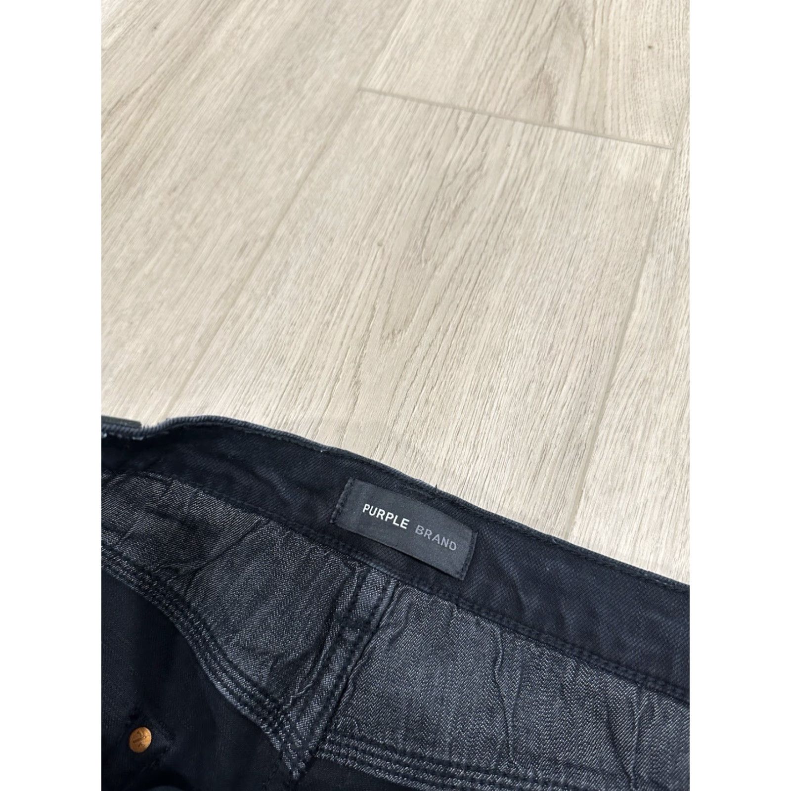 J Brand Purple Brand Jeans Shirt Slim Straight Mid Rise Black 34x30 Mens Jeans Pants Size US 34 / EU 50 - 6 Thumbnail