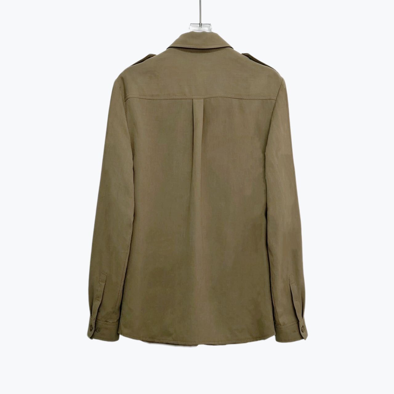 Burberry Burberry Design Point Collar Long Sleeve Shirt K26WX Size M / US 6-8 / IT 42-44 - 2 Thumbnail