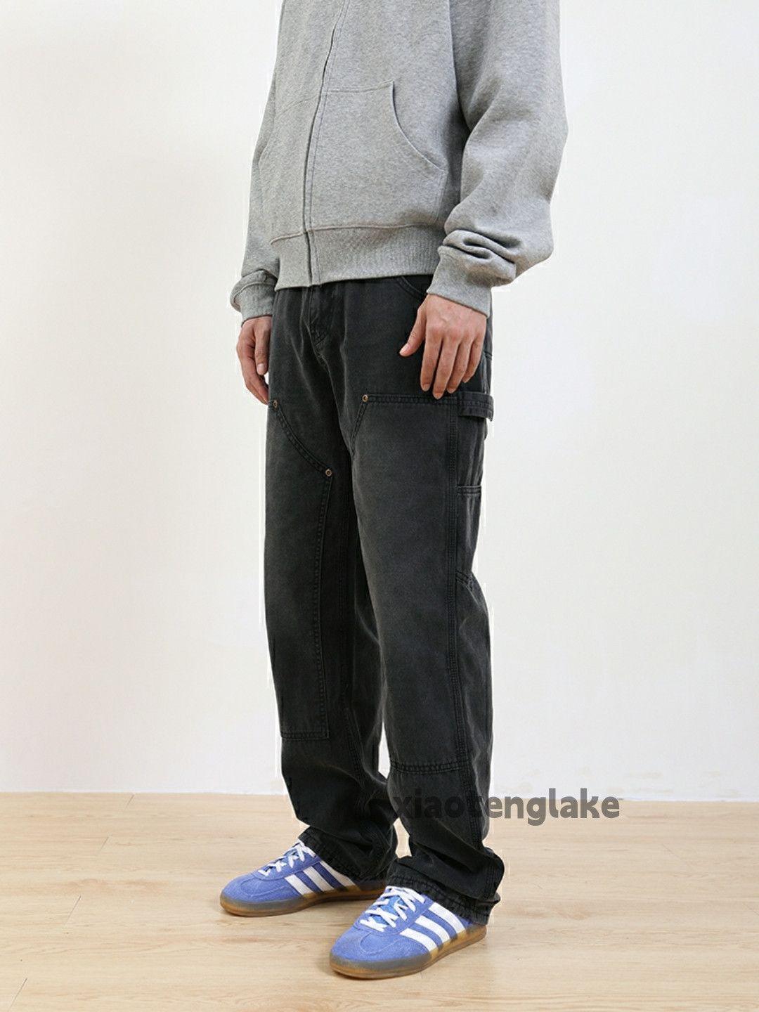 Jean × Vintage washed faded cleanfit yuppie workwear cargo jeans Size US 30 / EU 46 - 4 Thumbnail