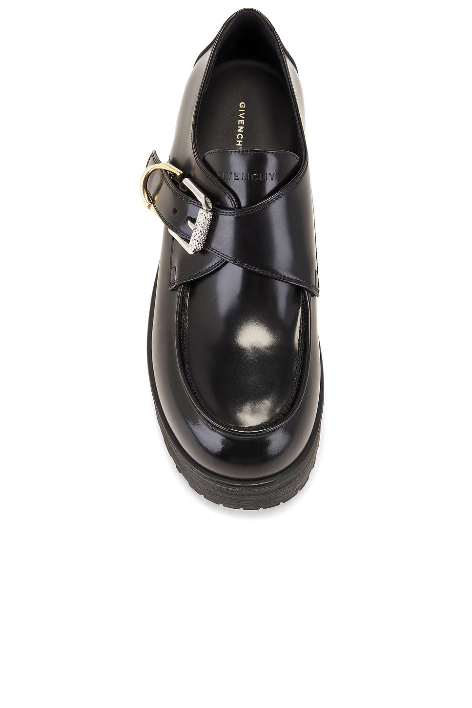 Givenchy o1w1db10326 Voyou Monk Loafers in Black Size US 10 / IT 40 - 4 Thumbnail
